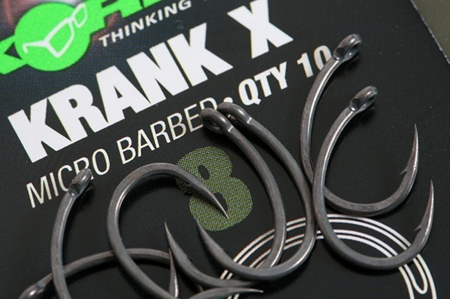 Cârlige Korda Krank X Micro Barbed, Nr.4, 10buc/plic