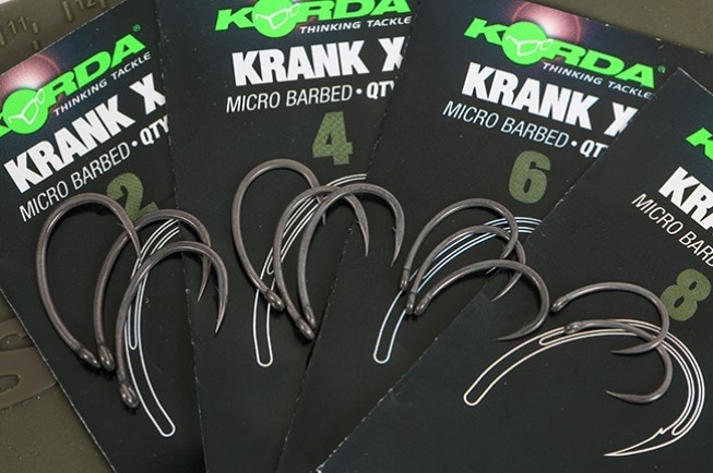 Cârlige Korda Krank X Micro Barbed, Nr.4, 10buc/plic