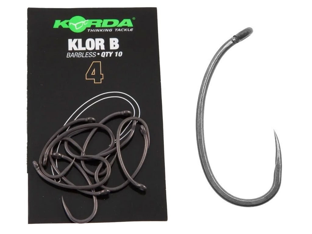 Cârlige Korda Klor Barbless, Nr.2, 10buc/plic