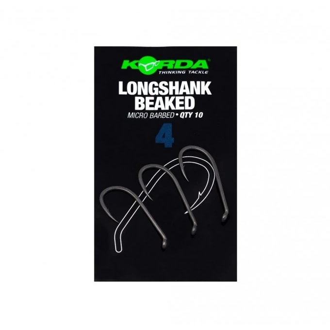 Cârlige Korda Longshank Beaked, Nr.4, 10buc/plic