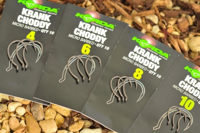 Cârlige Korda Krank Choddy Micro Barbed, Nr.10, 10buc/plic