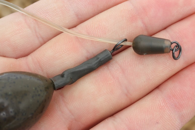 Kit montură culisantă Korda Running Rig, Weed Green, 5buc/plic