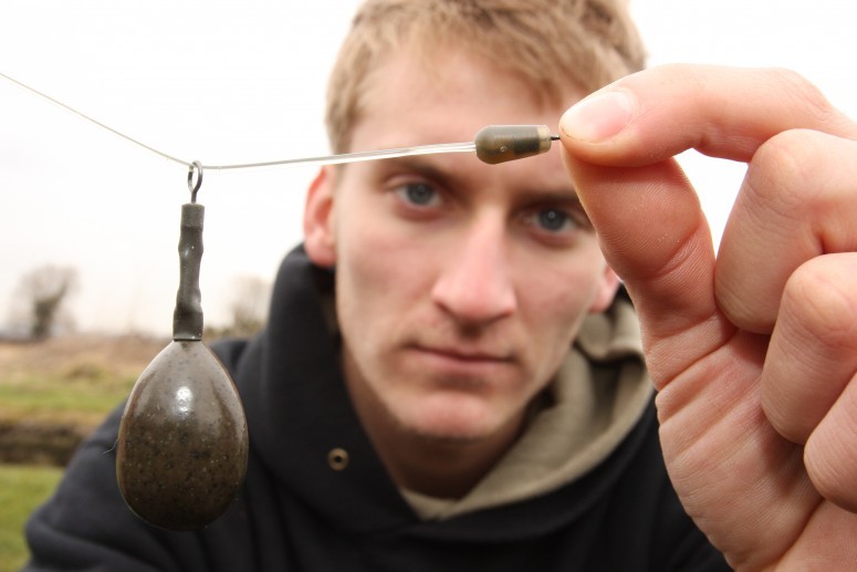 Kit montură culisantă Korda Running Rig, Weed Green, 5buc/plic