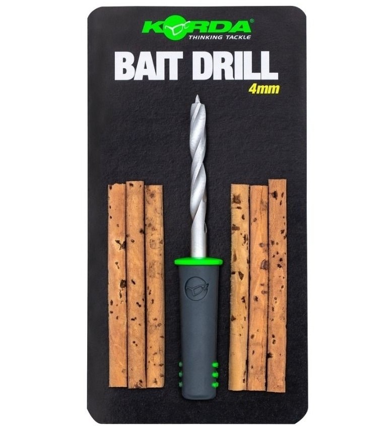 Set Burghiu Korda Bait Drill 4mm + 6x Batoane de plută Korda Cork Sticks 4mm