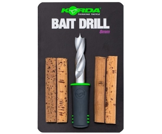 Set Burghiu Korda Bait Drill 8mm + 6x Batoane de plută Korda Cork Sticks 8mm