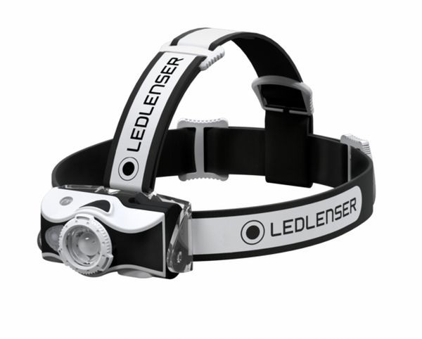Lanternă de cap reîncărcabilă Ledlenser MH7, Black/White, 600 Lumeni