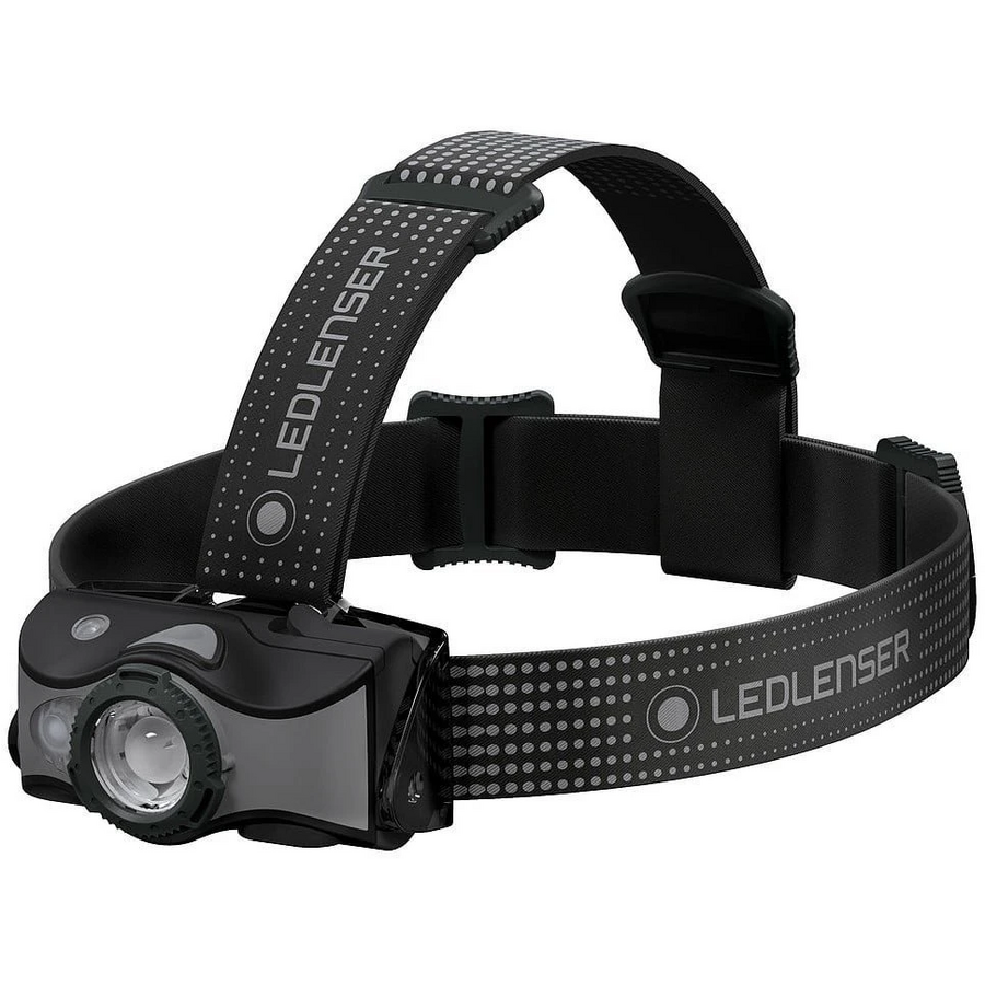 Lanternă de cap reîncărcabilă Ledlenser MH7 Grey, 600 Lumeni, Li-Ion + Cablu USB