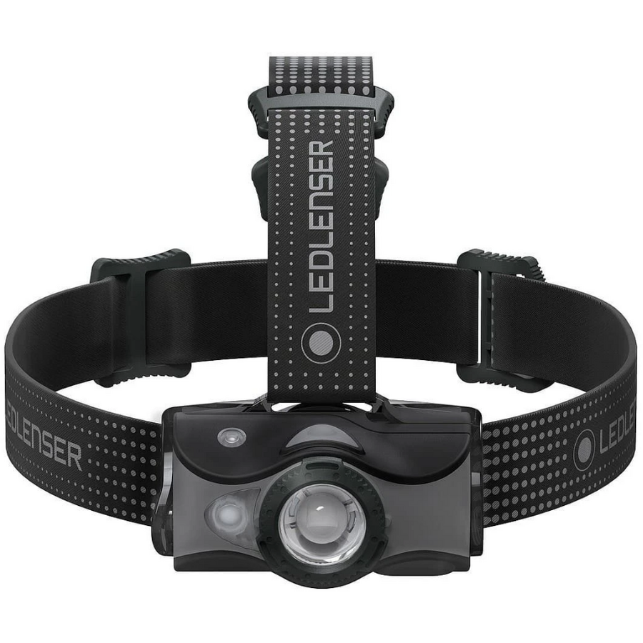 Lanternă de cap reîncărcabilă Ledlenser MH7 Grey, 600 Lumeni, Li-Ion + Cablu USB
