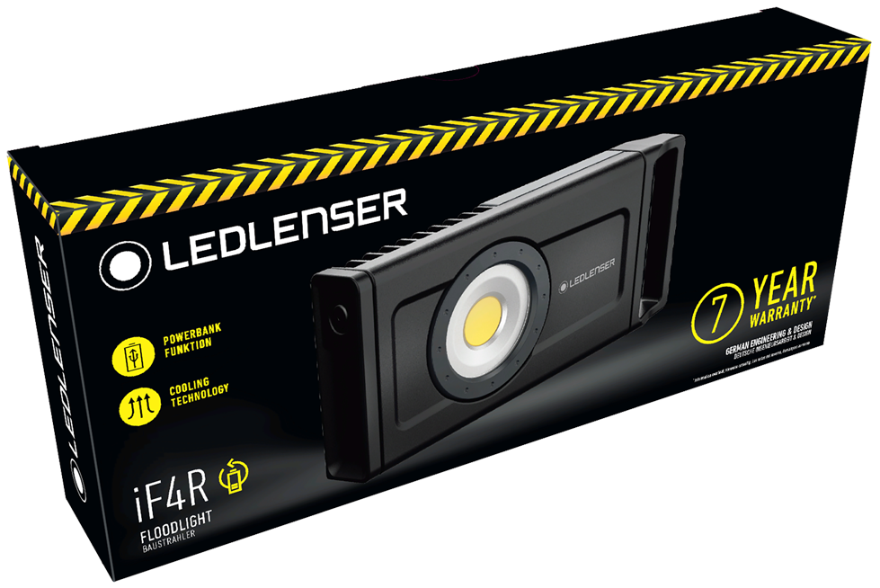 Lanternă magnetică reîncărcabilă Ledlenser IF4R Powerbank, 2500 Lumeni