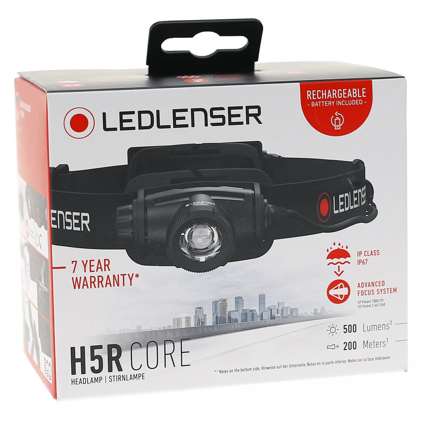 Lanternă de cap Ledlenser H5R Core, 500 Lumeni