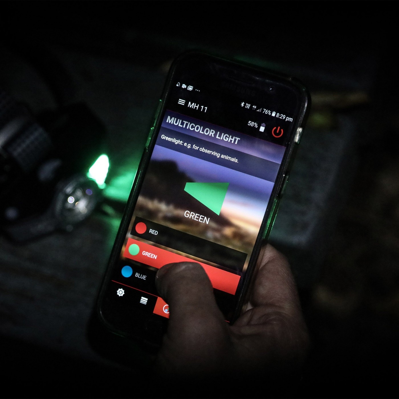 Lanternă de cap reîncărcabilă Ledlenser MH11 Bluetooth, Black/Orange, 1000 Lumeni