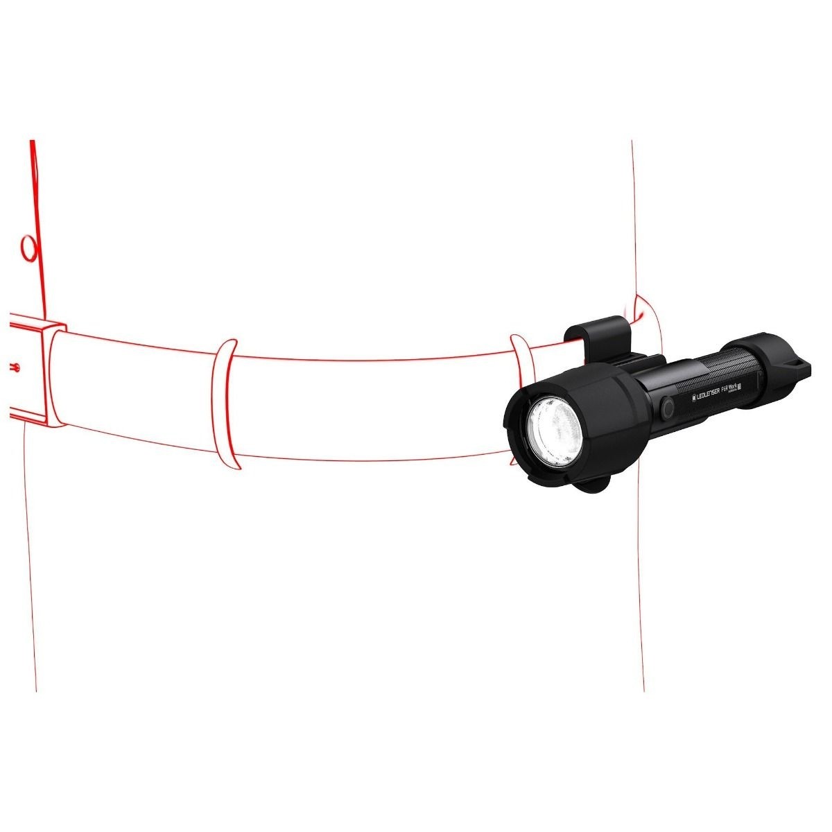 Lanternă reîncărcabilă Ledlenser P6R Work, 850 Lumeni