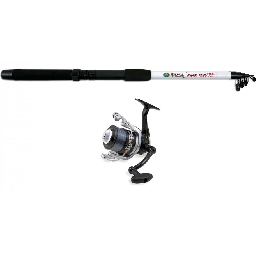 Combo Lansetă telescopică Lineaeffe Xtreme Snake Head 2.70m/50g + Mulinetă Lineaeffe S30