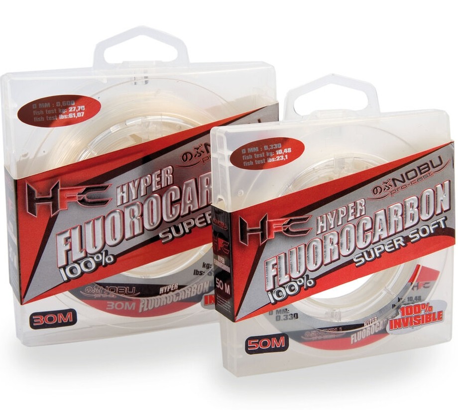 Fir fluorocarbon Lineaeffe Nobu HFC Hyper Super Soft, Transparent, 0.24mm/6kg/50m