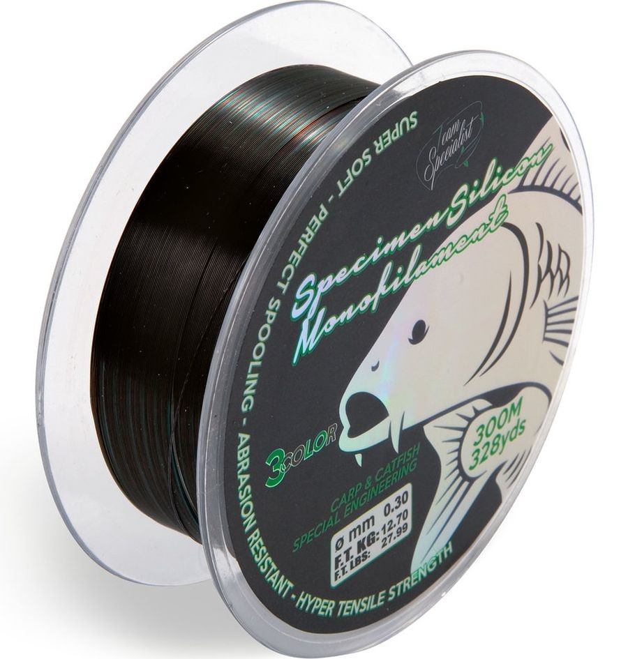 Fir monofilament Lineaeffe Specimen Silicone, Tricolor, 0.60mm/34.3kg/300m