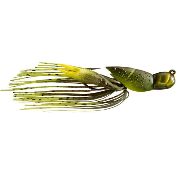 Nălucă LiveTarget Hollow Body Crawfish Jig, 146 Green/Chartreuse, 4.5cm/14g