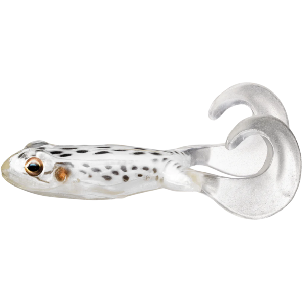 Broască LiveTarget Freestyle Frog, 516 Albino/White, 7.5cm, 2buc/plic