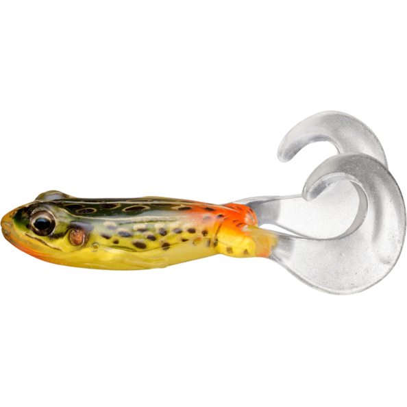 Broască LiveTarget Freestyle Frog, 519 Emerald/Red, 9cm, 2buc/plic