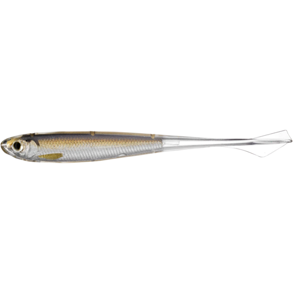 Shad LiveTarget Ghost Tail Minnow, 934 Silver/Brown, 9.5cm, 4buc/plic