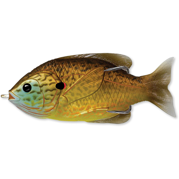 Swimbait LiveTarget Hollow Body Sunfish, 558 Copper Pumpkinseed, 7.5cm/12g