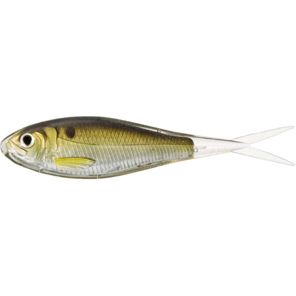 Shad LiveTarget Skip Shad Soft Jerkbait, 934 Silver/Brown, 9cm, 4buc/plic