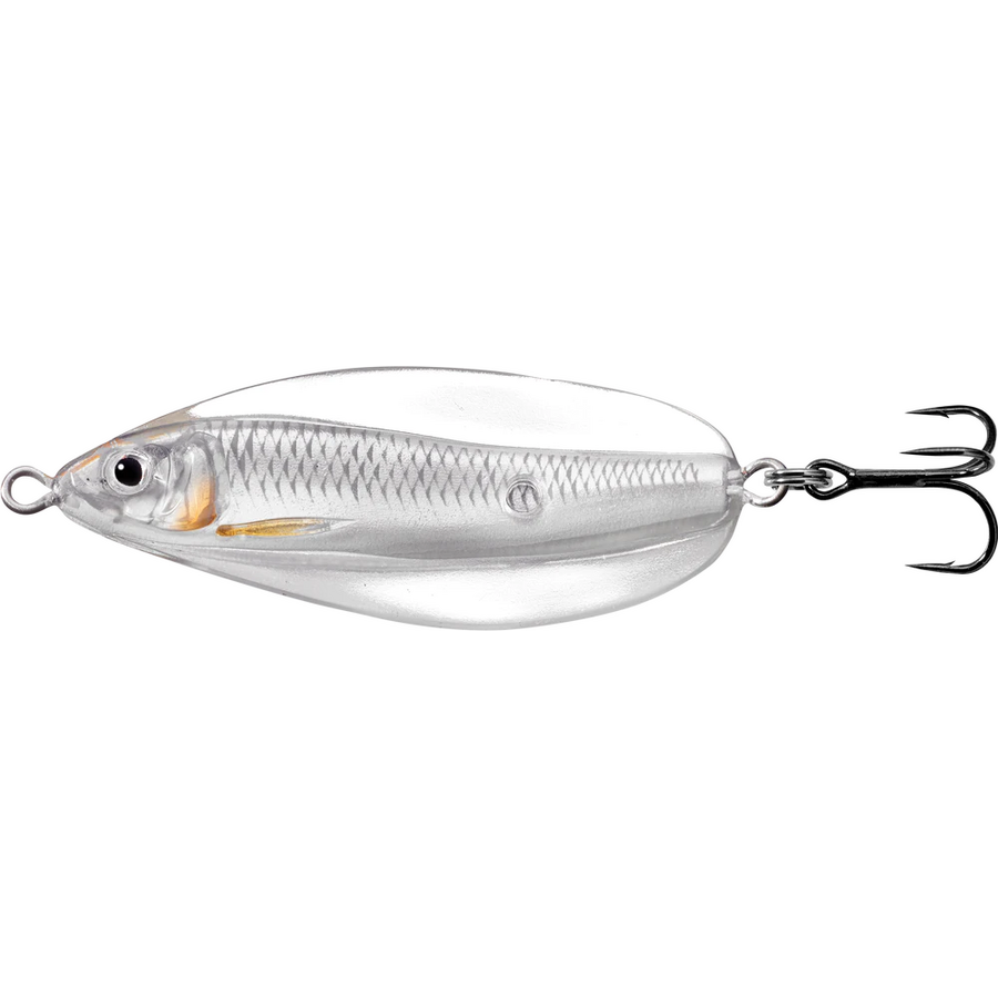 Linguriță oscilantă LiveTarget Erratic Shiner, 134 Silver/Pearl, 7cm/21g