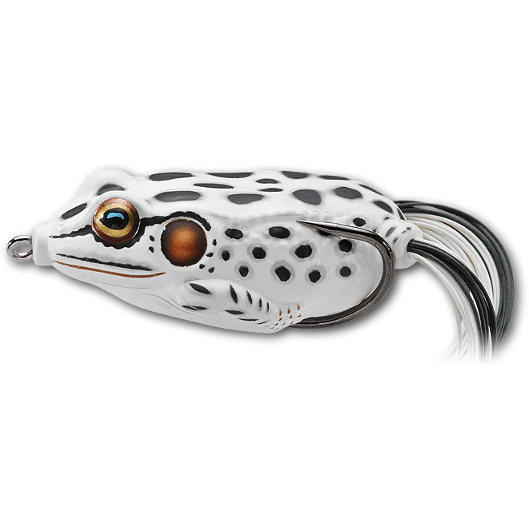 Broască LiveTarget Hollow Body Frog, 516 Albino/White, 5.5cm/18g