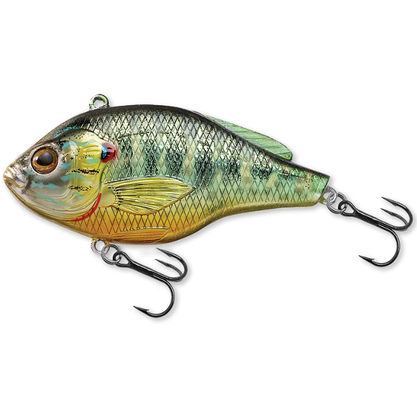 Vobler LiveTarget Sunfish Rattlebait, 102 Pumpkinseed Metallic/Gloss, 6.5cm/14g