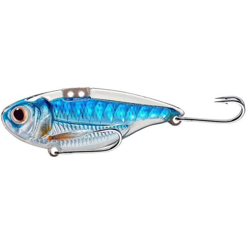 Cicadă LiveTarget Sonic Shad Blade Bait, 201 Silver/Blue, 5cm/10g