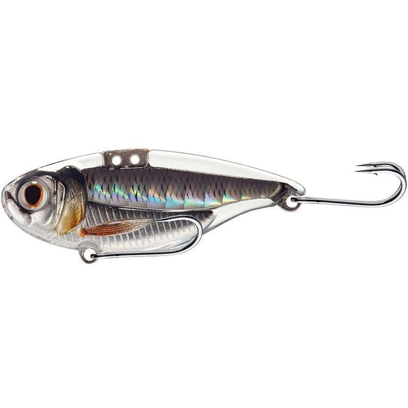 Cicadă LiveTarget Sonic Shad Blade Bait, 202 Silver/Black, 5.5cm/14g