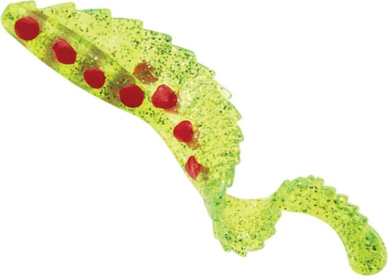 Grub Mister Twister G-Grub, Chartreuse Flake, 8cm, 4buc/plic