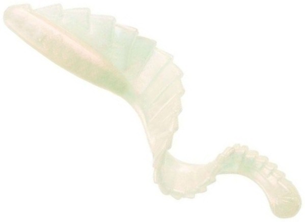 Grub Mister Twister G-Grub, White Pearl, 8cm, 4buc/plic