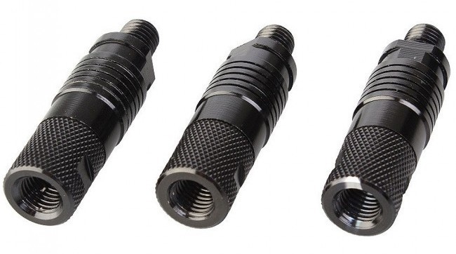 Conector cu eliberare rapidă Prologic, Medium, Negru, 3buc/blister