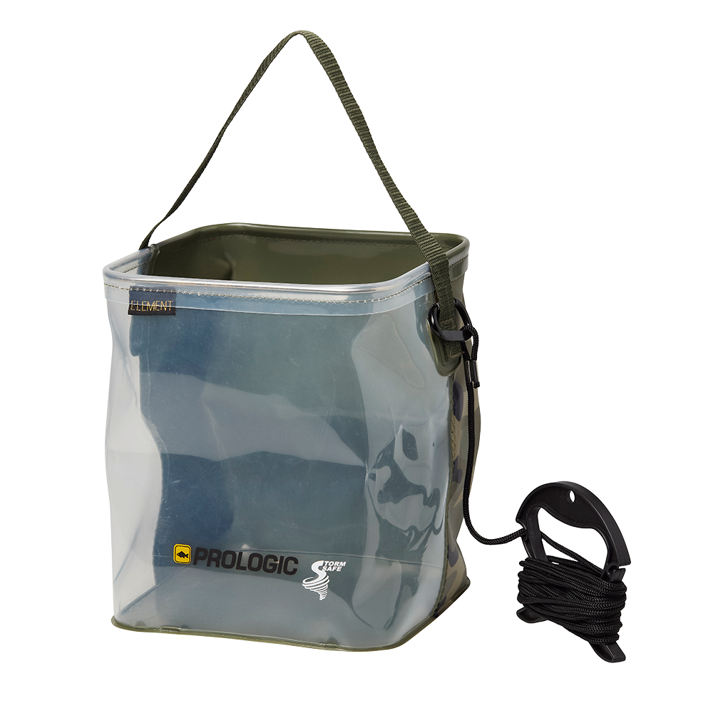 Bac de apă Prologic Element Rig/Water Bucket, Transparent/Camo, Large, 11L