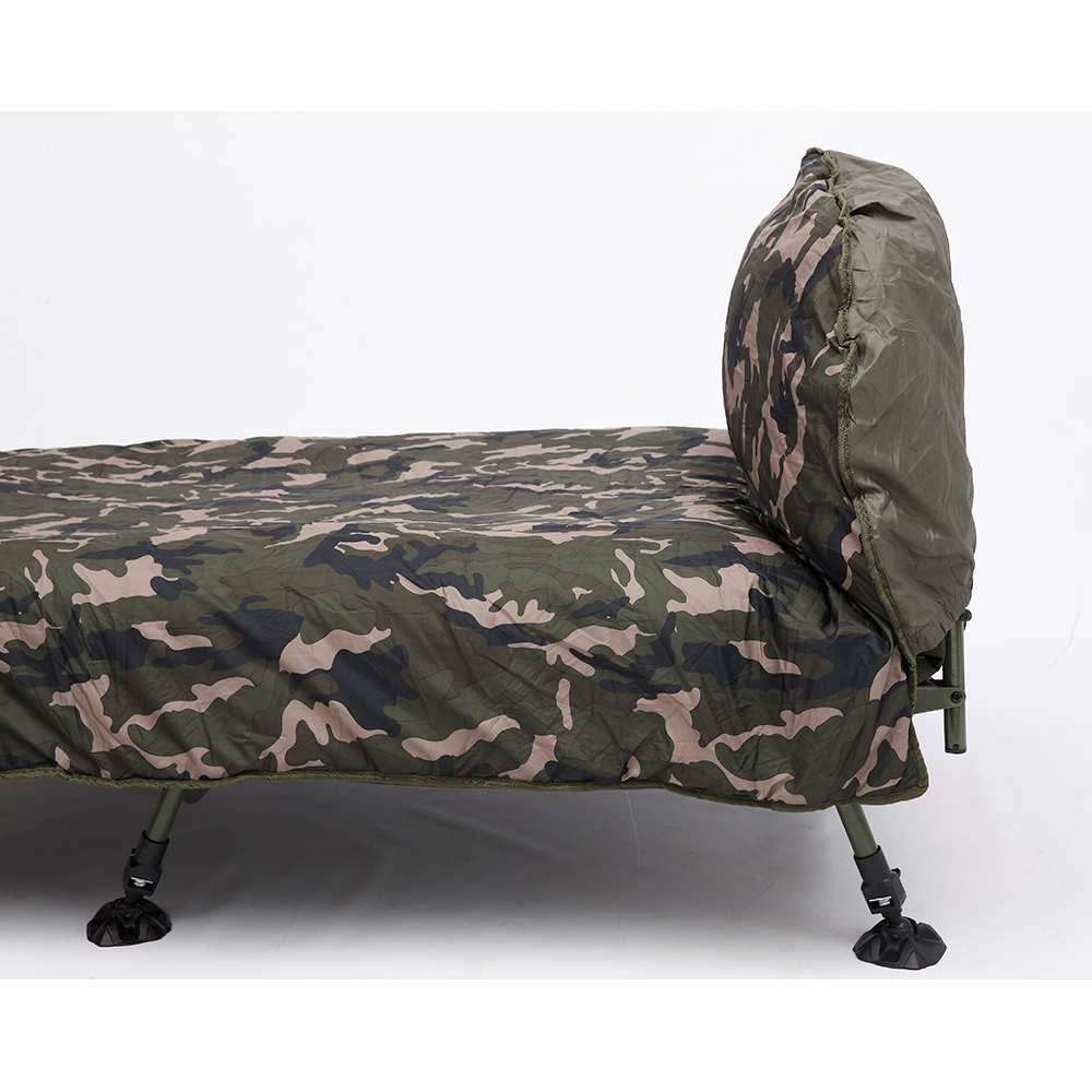 Sac de dormit Prologic Element Comfort Sleeping Bag & Thermal Camo Cover 5 Season, 215x90cm