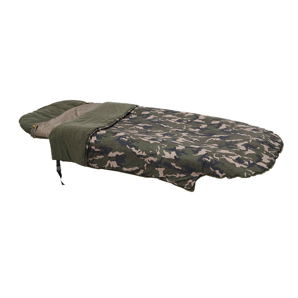 Sac de dormit Prologic Element Comfort Sleeping Bag & Thermal Camo Cover 5 Season, 215x90cm