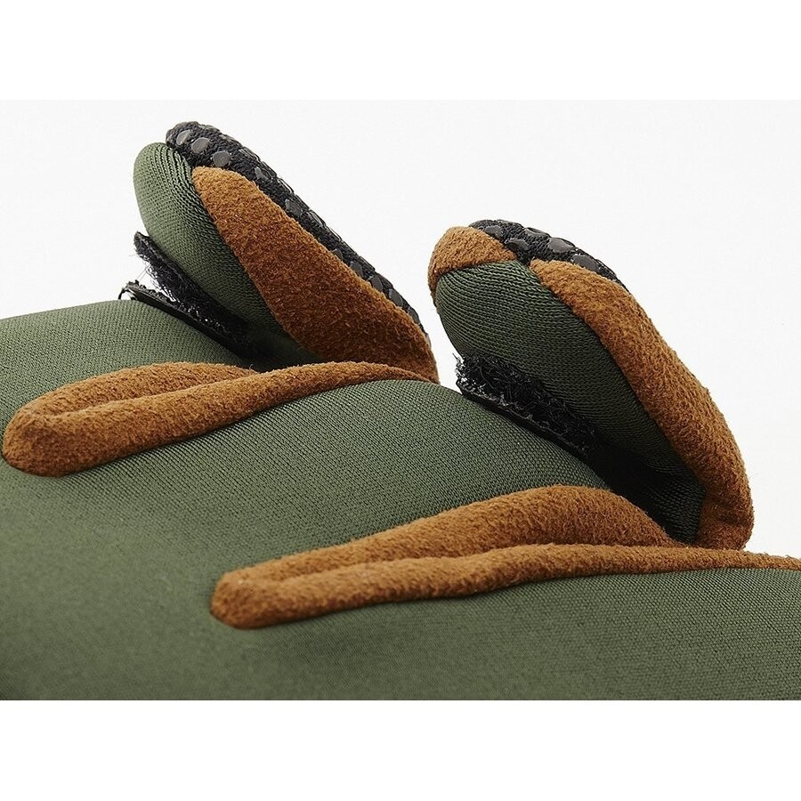 Mănuși neopren Prologic Grip, Green/Black, Medium