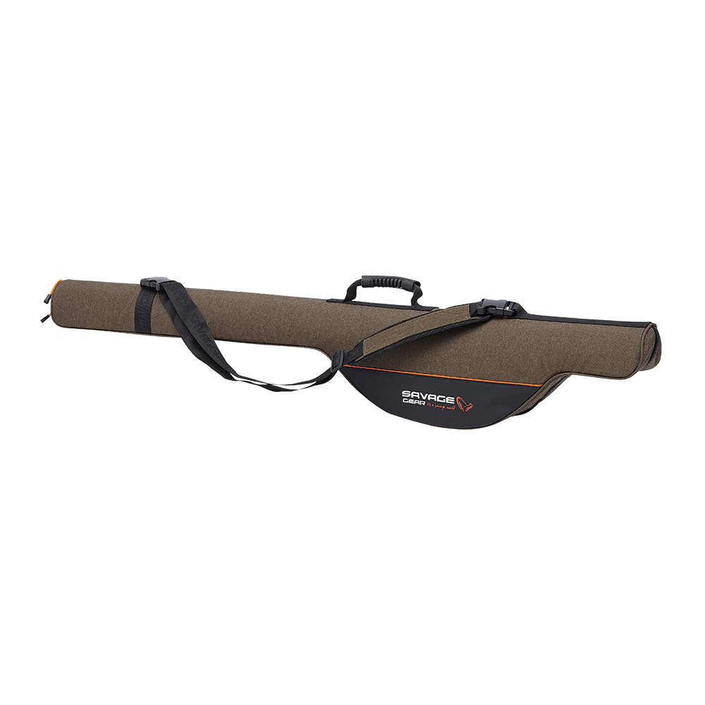Husă semirigidă Savage Gear Twin Rodbag, 2 lansete + 2 mulinete, 120cm
