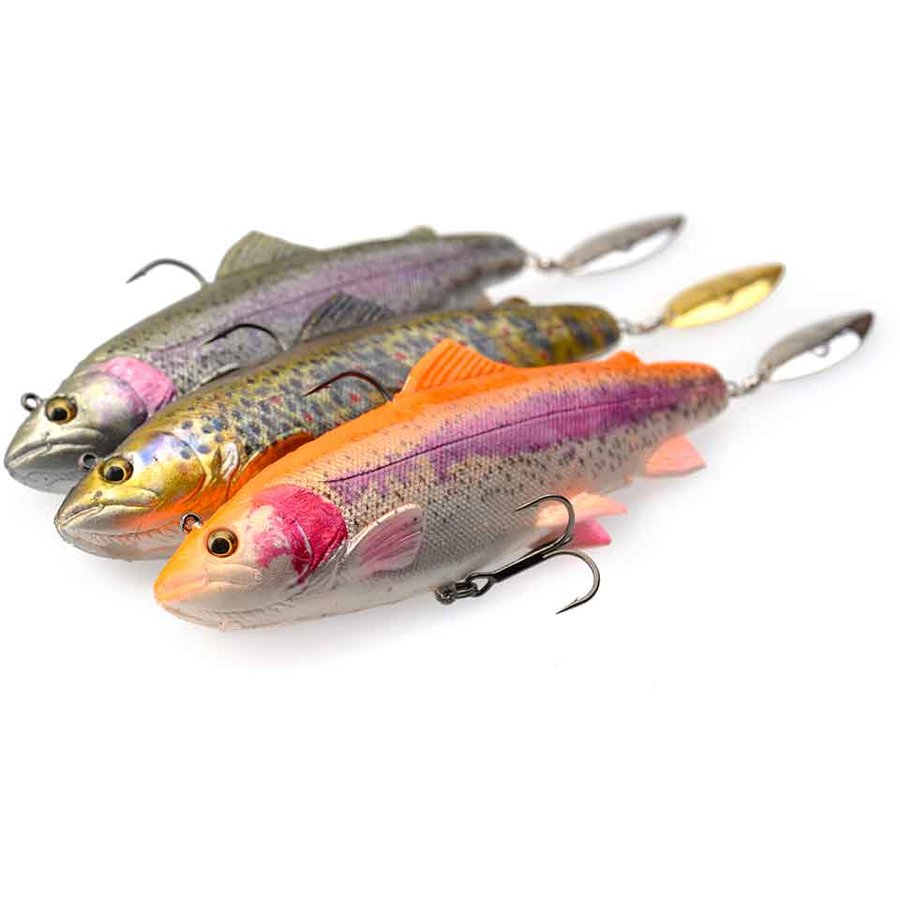 Nălucă Savage Gear 4D Trout Spin, Golden Albino, 11cm/40g