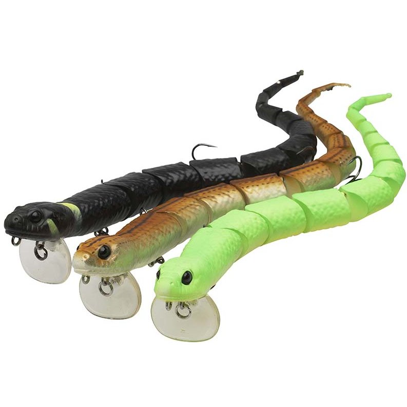 Nălucă Savage Gear Topwater 3D Snake, Green Fluo, 20cm/25g