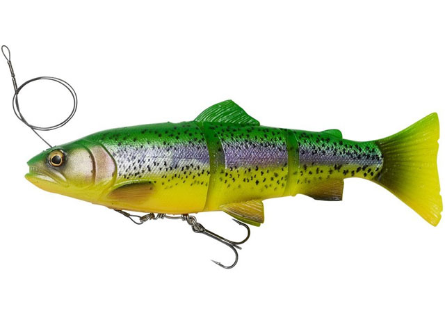 Nălucă Savage Gear 4D Line Thru Trout, Fire Trout, 15cm/40g