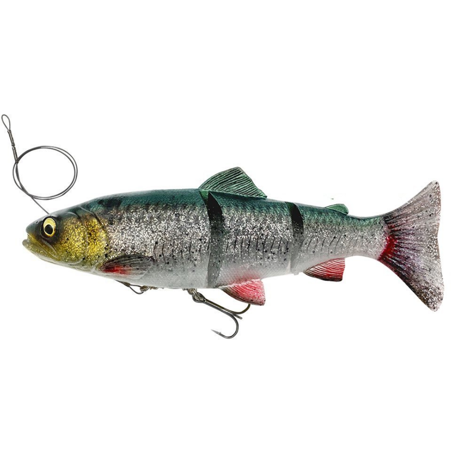 Nălucă Savage Gear 4D Line Thru Trout, Green Silver, 15cm/35g