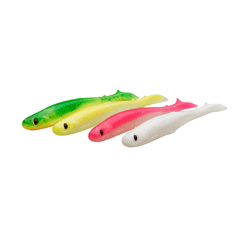 Shad Savage Gear Slender Scoop, Dark Water Mix, 9cm/4g, 4buc/plic
