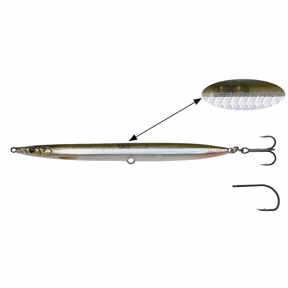 Pilker Savage Gear Sandeel Pencil, Sandeel Ghost, 9cm/13g