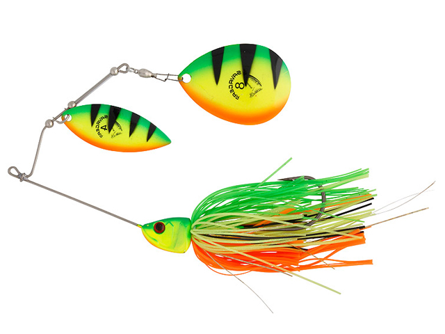 Spinnerbait Savage Gear DaBush Spinnerbait, Firetiger, 18cm/42g