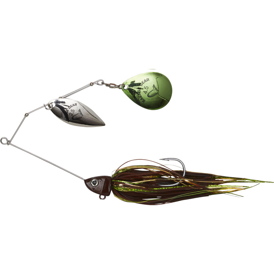 Spinnerbait Savage Gear DaBush Spinnerbait, Motoroil, 14cm/21g