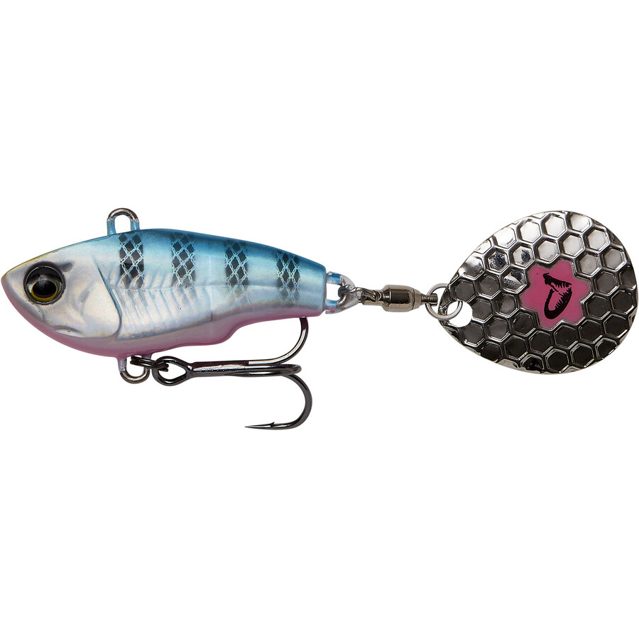 Spinnertail Savage Gear Fat Tail Spin, Blue Silver Pink, 6.5cm/16g