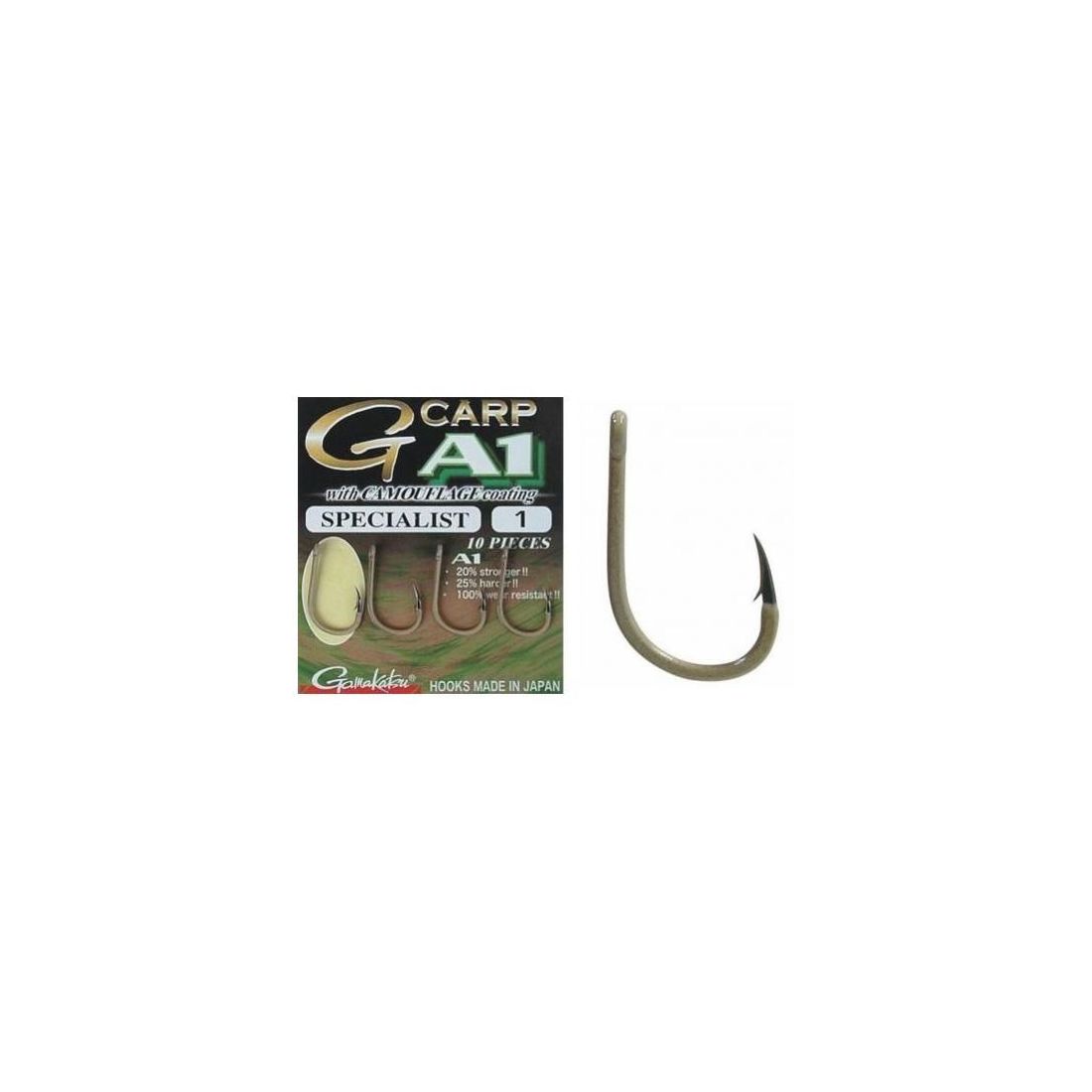 CÂRLIGE GAMAKATSU A1 G-CARP SPECIAL SAND NR.4 10BUC/PLIC