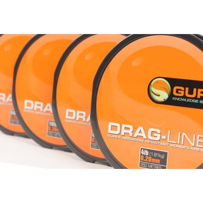 Fir monofilament Guru Drag Line, 0.25mm/6lbs, 250m