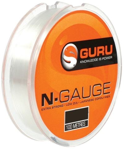 Fir monofilament Guru N-Gauge, Transparent, 0.13mm/1.81kg/100m